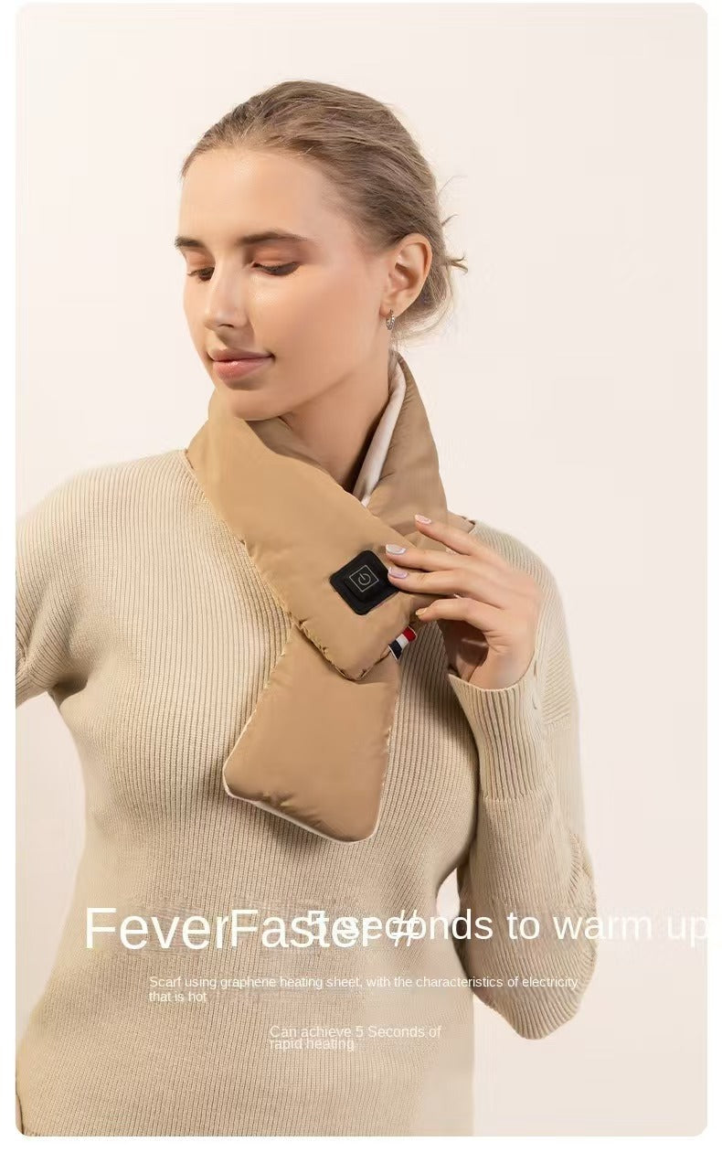 Smart heating scarf