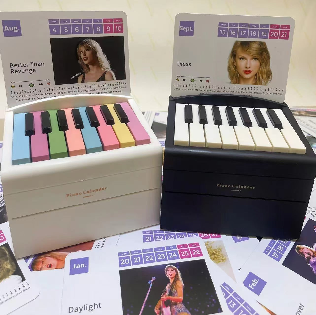 Taylor Swift Piano Desk Calendar TIKTOK